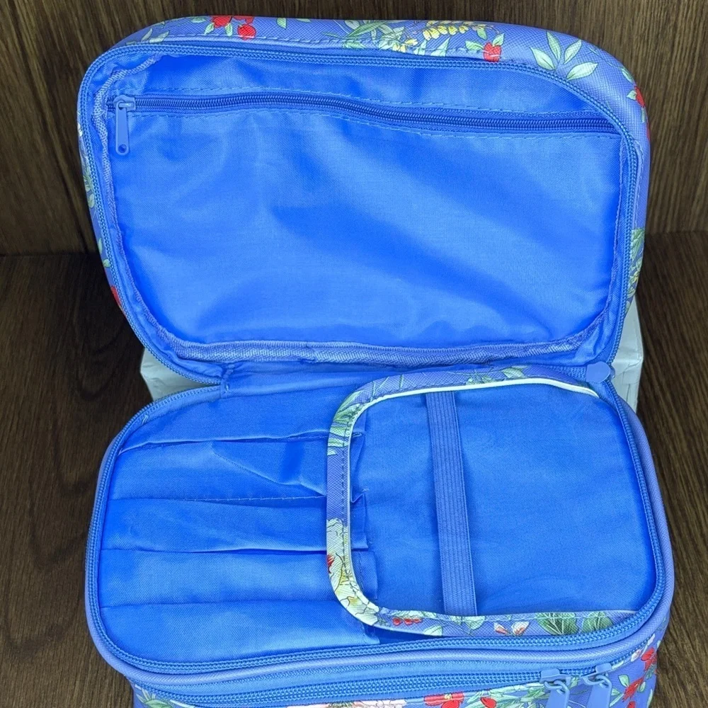 Yumi Kim Floral Cosmetic Bag Travel Makeup Case Zip Organizer Cute